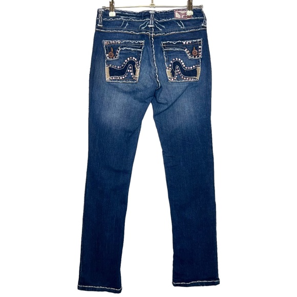 vtg LAGUNA BEACH Embellished Bootcut Jeans. Size 28 - Picture 3 of 10